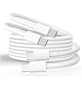 USB C to USB C Charger Cable 60W 2Pack 6FT Fast Charging Type C to Type C Cable, USBC to USBC Cor...