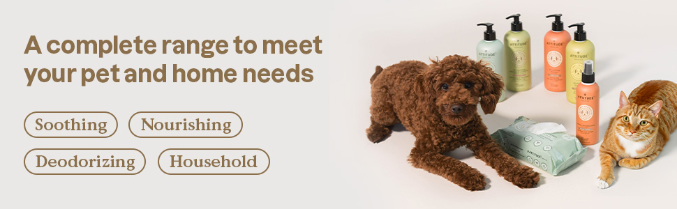 ATTITUDE FURRY FRIENDS EWG VERIFIED PET PRODUCTS VEGAN