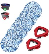 Mop Head Replacement Compatiable with Ocedar RinseClean 2-Tank System, Mircofiber Mop Heads Refil...