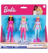 SwimWays Barbie Dive Characters 3-Pack, Swimming Pool Accessories & Kids Pool Toys, Pool Party Su...