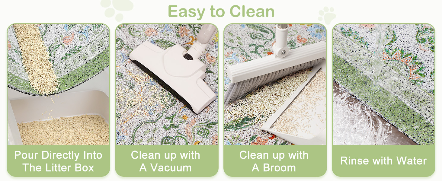 cat litter mat