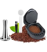 FOVNOT Reusable Capsule Adapter For Dolce Gusto, Coffee Capsule Converter Adapter Refillable Coff...