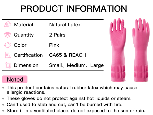 rubber gloves