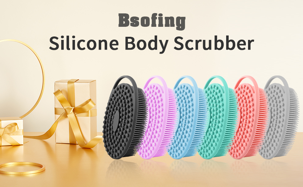 silicone body scrubber