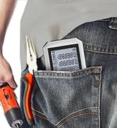 Laser Distance Meter Digital Laser Measuring Tool with LCD Backlit Display, Pythagorean Mode, Are...