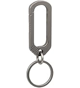 Green Beret Tactical Titanium Key Holder Heavy Duty Quick Release Keychain Clip with Key Ring for...
