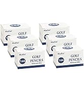 Madisi Golf Pencils, #2 HB 3.5" Mini Pencils, Pre-Sharpened, 864 Count | 6 Boxes, Short Pencils B...