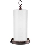 Kasunto Paper towel holder (heavy weighted base)Steel Paper towel holder countertop,Paper towel h...
