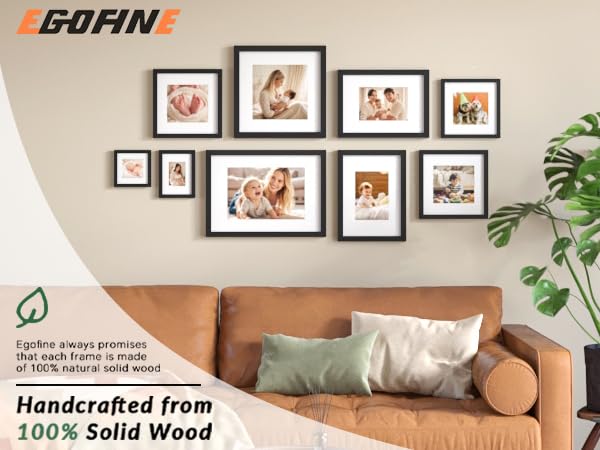 100% solid wood picture frame