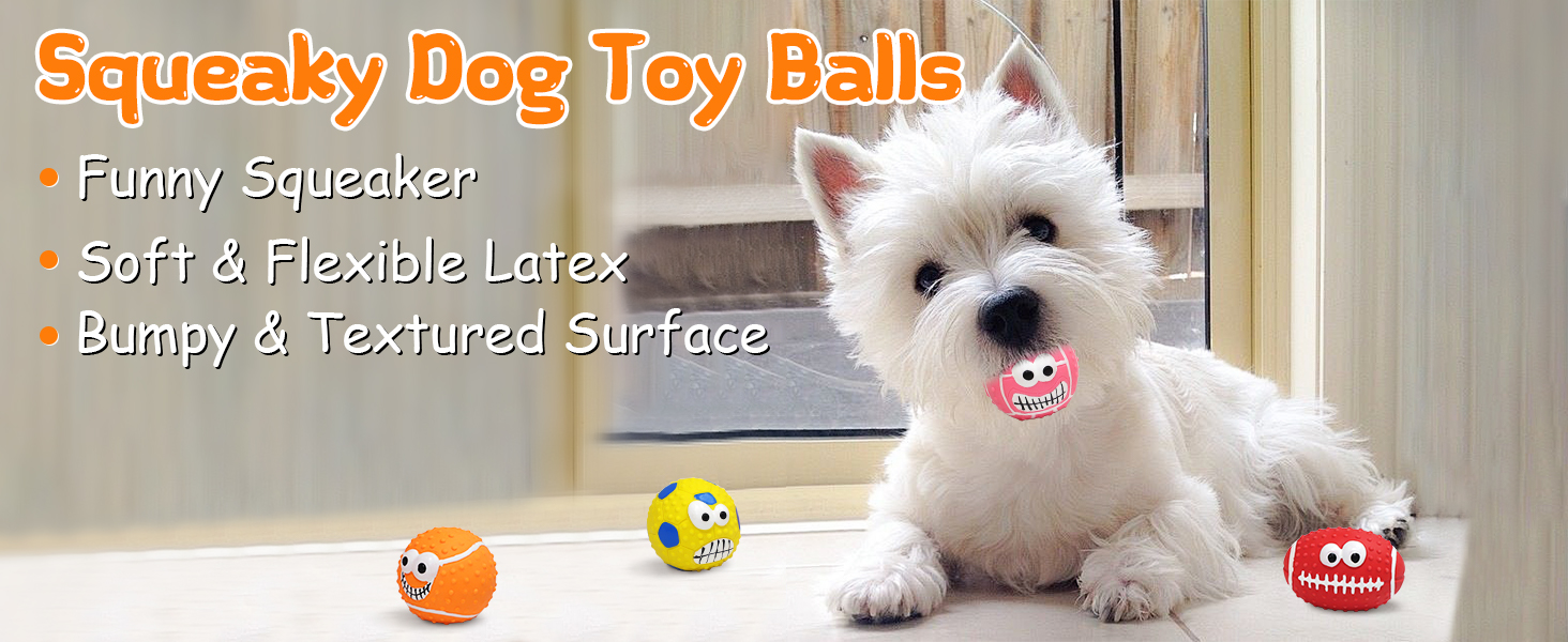 squeaky dog toys