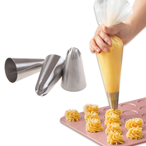 1M 2D 2F Large Icing Tips for Cupcakes