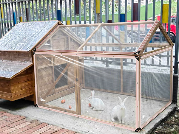 Clear vinyl tarp