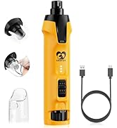 Casfuy 6-Speed Dog Nail Grinder – 50%+ Boost Power Dog Nail Trimmers Quiet with Dust Cap & 2 LED ...