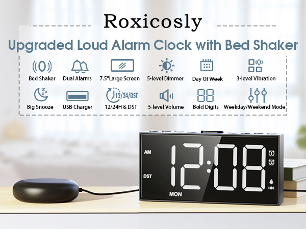 Vibrating alarm clock