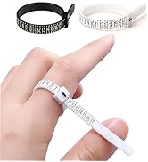 2 Pack Ring Sizer Measuring Set Reusable Finger Belt Size Gauge Measure Tool Jewelry Sizing Tools...