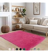 Mugorn 3x5 Rugs for Bedroom, Fluffy Area Rugs for Living Room, Soft Shag Kids Rug Small Carpet wi...