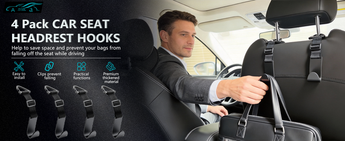 Car Seat Hooks
