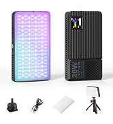 ULANZI K20 RGB Video Light, 20W LED Camera Light Panel for Photography, 1800-9000K CRI95+ 20 Effe...