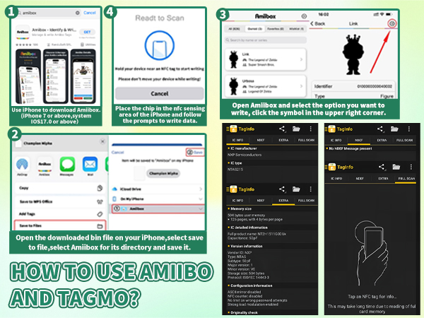 NFC tags;NFC tag;nfc stickers;nfc;nfc tags sticker;nfc chip;programmable;Blank;tag;amiibo; chip