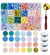 Morandi Assorted Color Wax Seal Beads - 24 Colors Sealing Wax Beads for Making Wax Seals, Decor f...