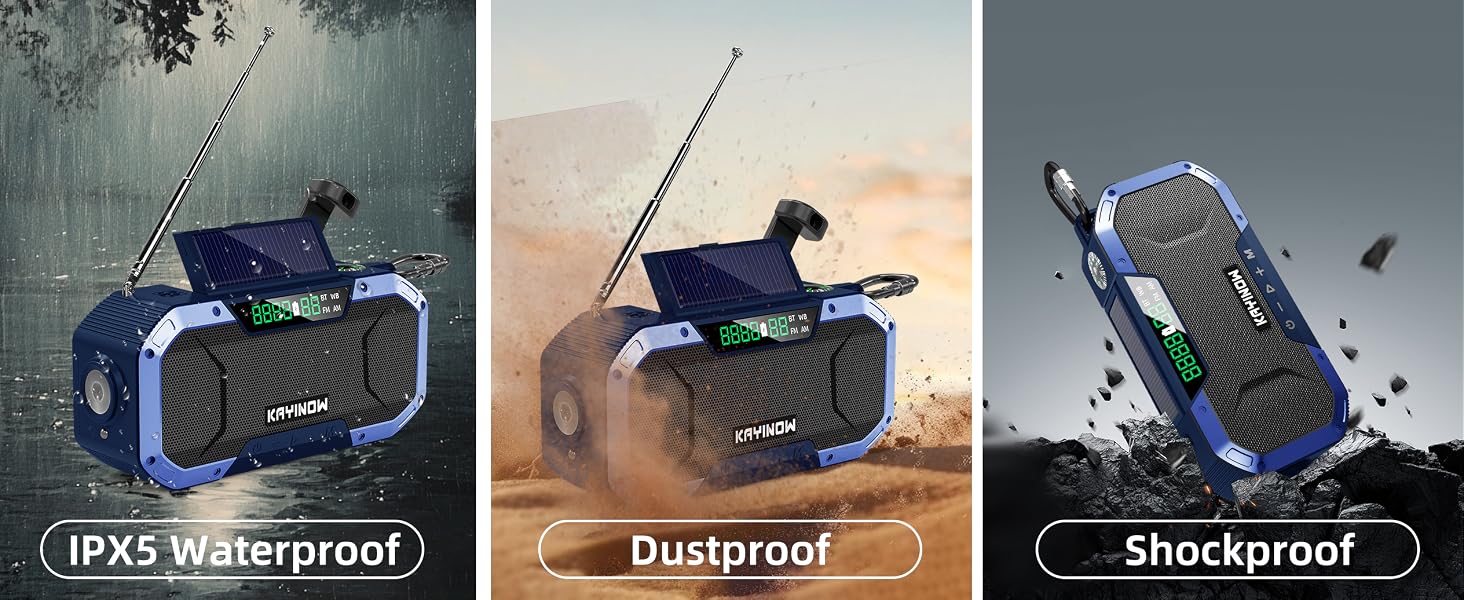 IPX5 Waterproof
