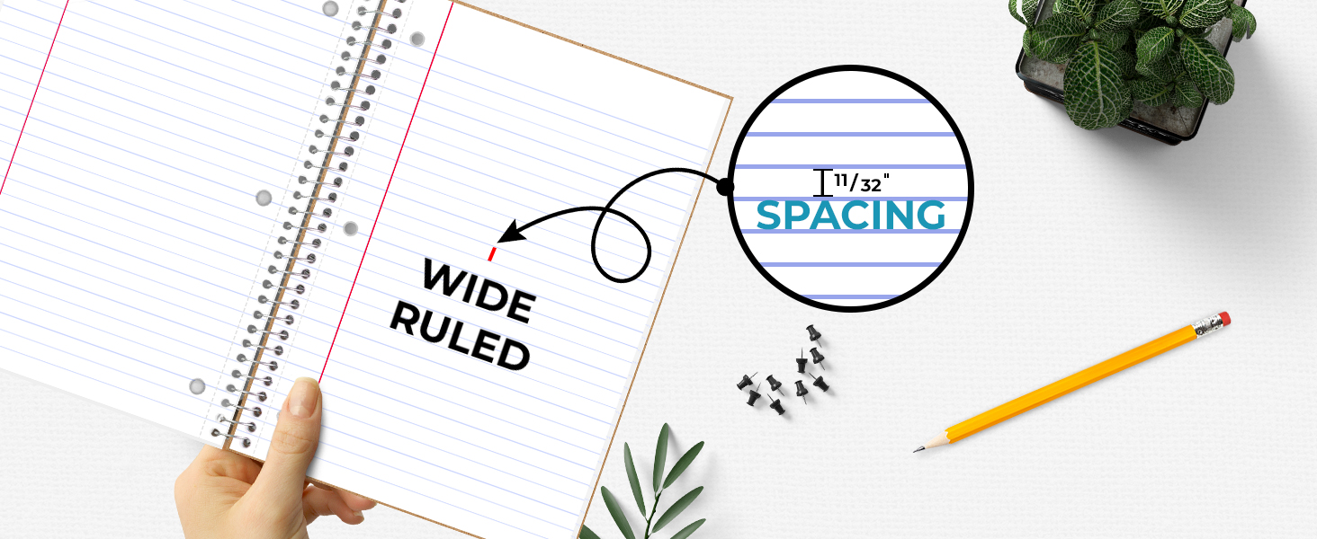 dividers divider 3-hole wirebound bound hole perforated sheets 3 hole punched 5star work notebook