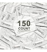 150 Pack Dental Floss Picks Individually Wrapped, Floss Single Bag, Travel Dental Floss, Unflavor...
