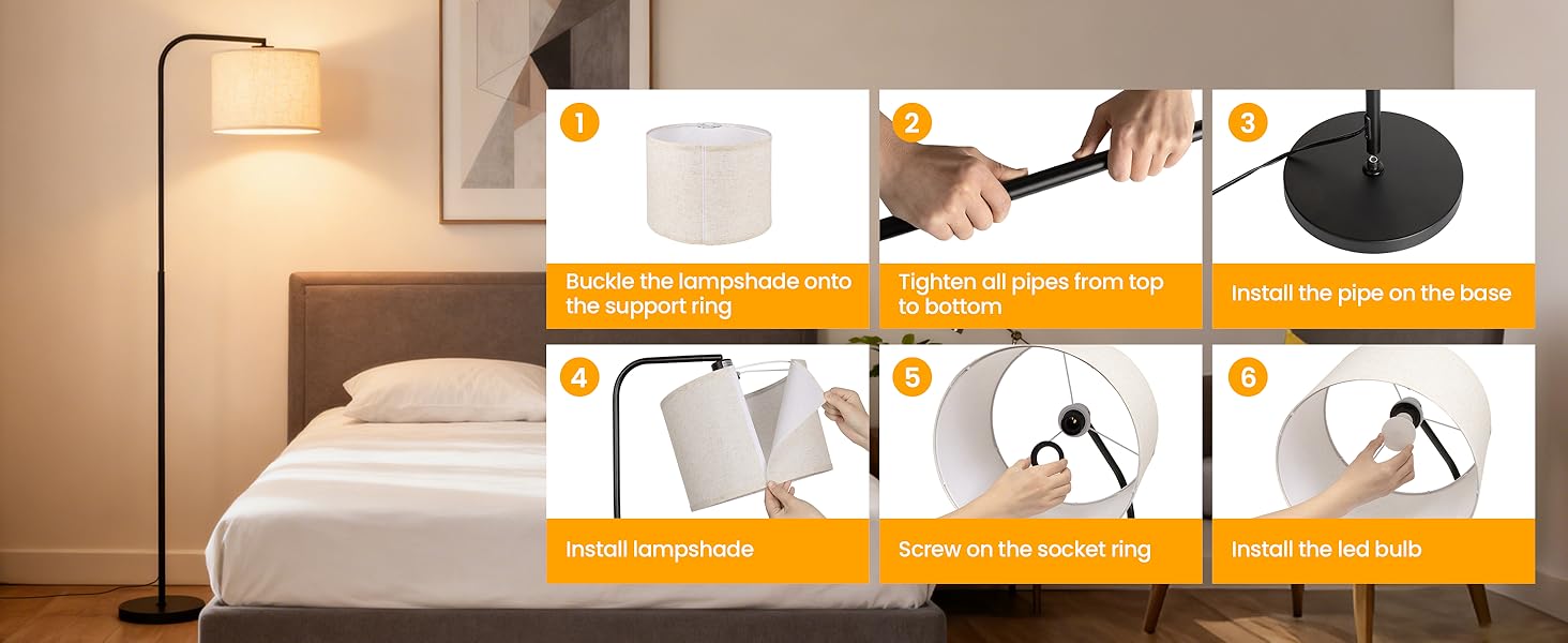 floor lamp for bedroom