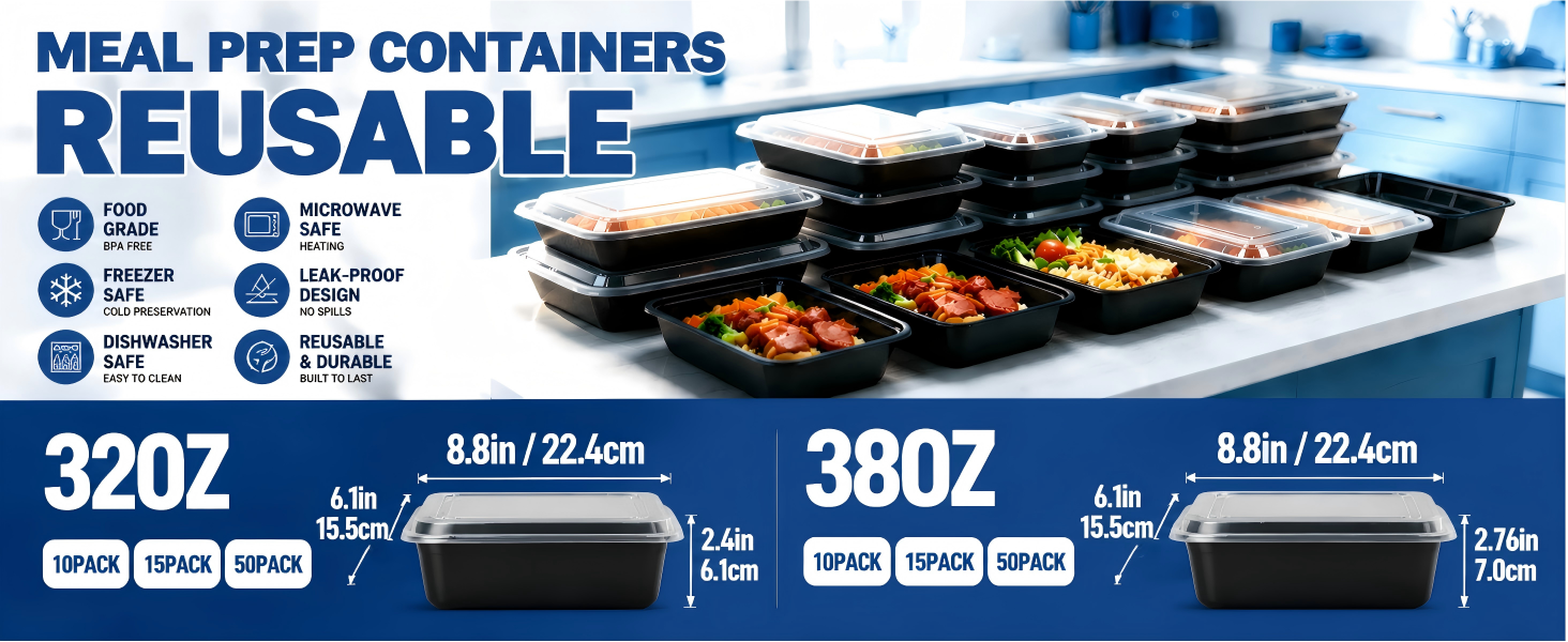 meal prep containers reusable
