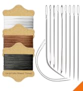 Upholstery Repair Kit Waxed Sewing Thread Heavy Duty Needle
