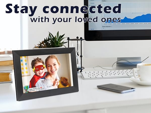XElectron Digital Picture Frame, Photo Frame, WiFi Phonto Frame, HD Frame, Full HD Picture Frame