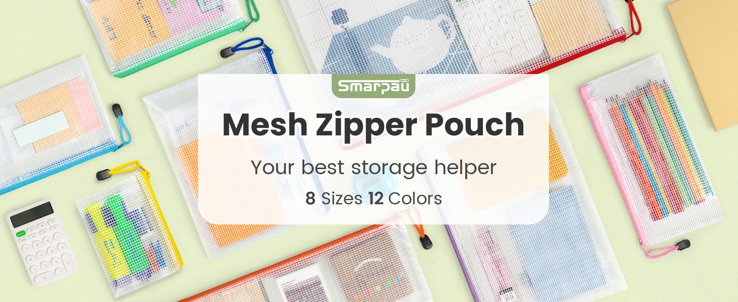 Mesh Zipper Pouch