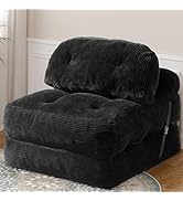 Vellorise Folding Sofa Bed, Convertible Sleeper Chair with Back Support and Pillow Futon,Boneless...