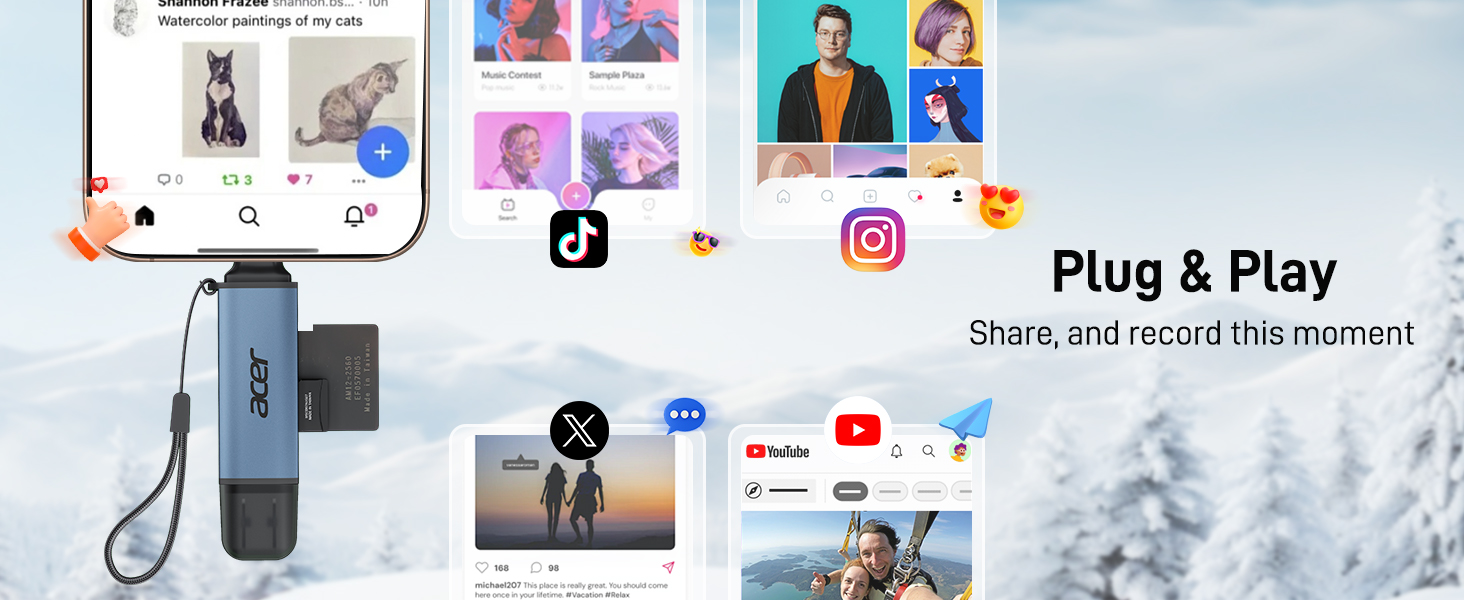 Text reads 'Image 4'. Social media interface grid showing various content thumbnails and platform icons arranged in rows.