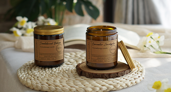 scented candles for home