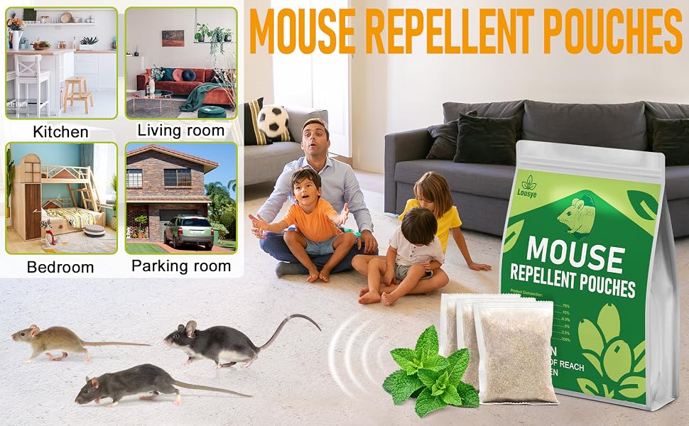 MOUSE REPELLENT POUCHES