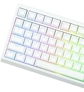 EPOMAKER Glintrix PBT Shine Through Keycaps, Arris & Keys Backlit, Double Shot, Cherry Profile, 6...
