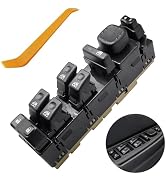 Front Left Driver Side Master Window Switch for 2003-2006 Chevy Silverado 1500 2500 3500, GMC Sie...