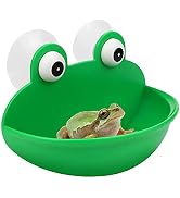 Sankoly 1 Piece Frog Habitat with Suction Cup Lovely Suction Cup Soap Dish Holder for Fish Tank A...