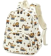 LOIDOU Toddler Backpack Boys Kids Preschool Kindergarten School Backpack Book Bag for Daycare Nur...