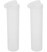 ULTECHNOVO 2Pcs Clear Round Crackers Containers Airtight Cookie Keeper Snack Storage Jar for Past...