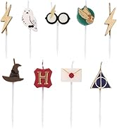 Papyrus Birthday Candles, Harry Potter Cake Topper (9-Count)