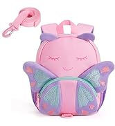 mommore Toddler Backpack for Girls 2-4, 3D Cartoon Cute Kids Backpack Water-Resistant Compact for...