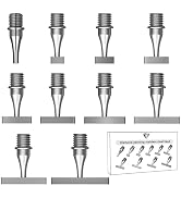 LEIYULY 10PCS Diamond Art Pen Nibs, 1~10 Beads Stainless Steel Diamond Painting Art Pen Tips, Thr...