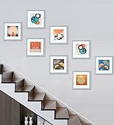 12x12 picture frames grey