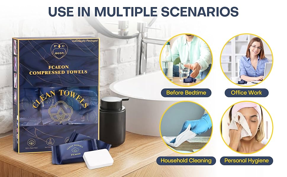 compressed towels