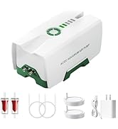 Ghosthorn Silent Dual Operating Mode Rechargeable Aerator for Fish, Large Capacity Aquarium Air P...