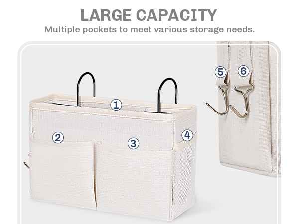 bedside storage bag