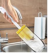 Lola Glass & Jar Sponge Brush Foam Dishwasher Safe Non-Scratch Perfect for Glasses Mugs Bottles
