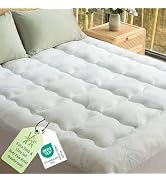 Mattress Topper Queen Size - Over 3 Inch Extra Ultra Soft Pad Mattress Topper Naturally Cooling f...